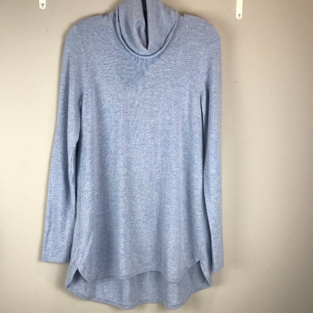 Women's Kinross Blue Cashmere Turtleneck sweater Size M